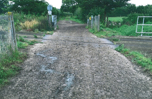 Image of Thorney Marsh User Worked Crossing (courtesy of Network Rail)