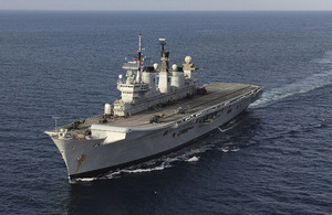 The former HMS Illustrious