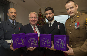 Minister of State for the Armed Forces Mike Penning helped launch the campaign with Service personnel today.