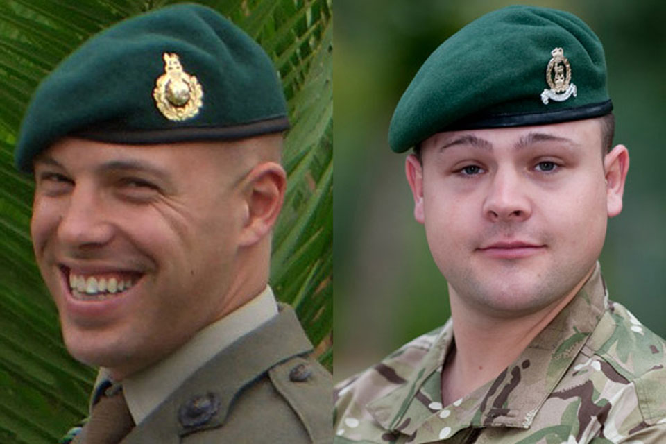 Sergeant Luke Taylor and Lance Corporal Michael Foley (All rights reserved.)