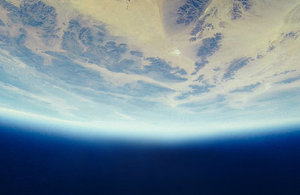 View of Earth from space