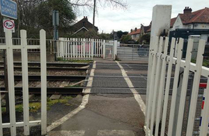 Image of Trinity Lane footpath crossing (courtesy of Network Rail)