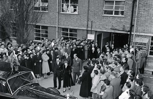 HM The Queen and HRH the Duke of Edinburgh paid the site a visit in 1957