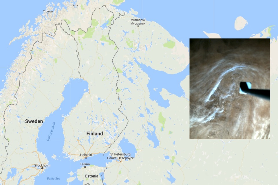 Alsat Nano image overlayed on Google Maps.