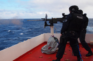 CNC SEG officers at sea