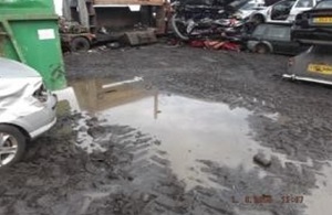 S & P Motor Services' yard
