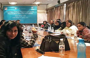 Delhi state roundtable for rehabilitation of women burn survivors