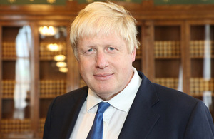 Foreign Secretary Boris Johnson