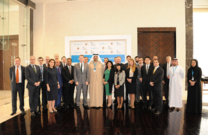 Greg Barker at the UK-UAE Rountable held in Abu Dhabi on 14 January 2013