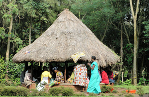 Physicians for Human Rights: Healing hut in Panzi hospital, Democratic Republic of Congo.
