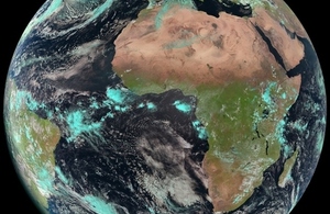 Image of Africa from space.