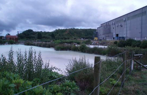 The Rocks Dryers settlement lagoons through which the chemical travelled