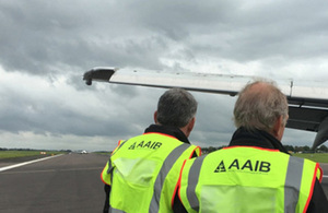 AAIB Inspectors on site