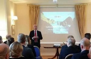 DHM Richard Shackleton at Arctic seminar