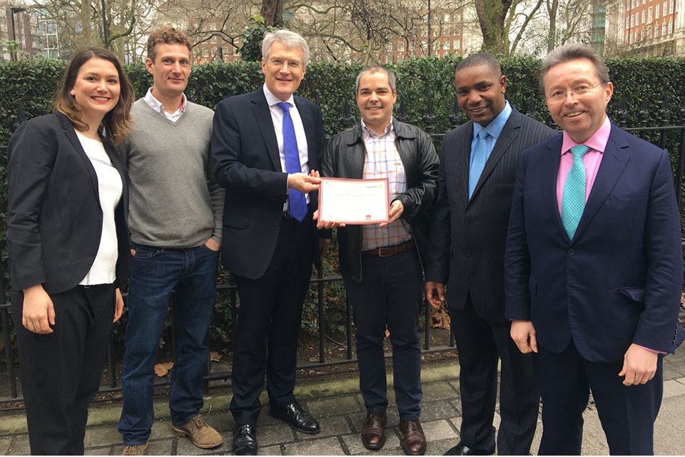 Westminster smart parking event announcing the winners of £4 million worth of funding.