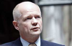 Foreign Secretary William Hague: Crown Copyright