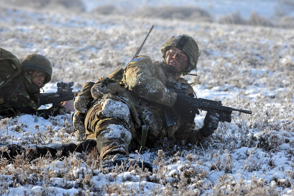 Soldiers from 2nd Battalion The Parachute Regiment