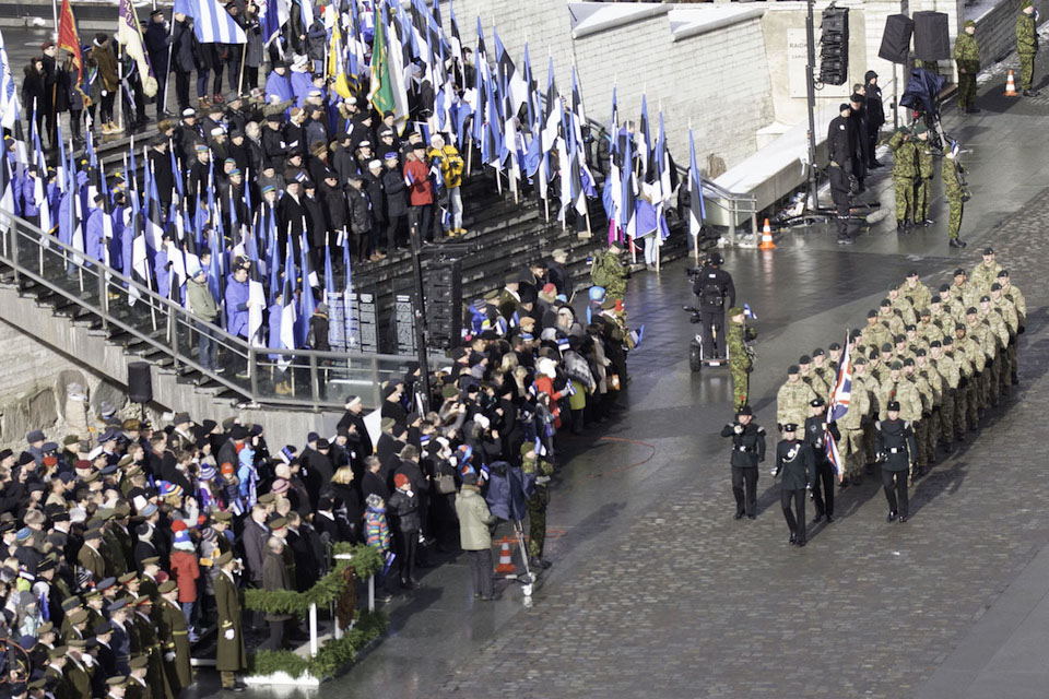 UK troops on NATO mission join Estonian national celebration
