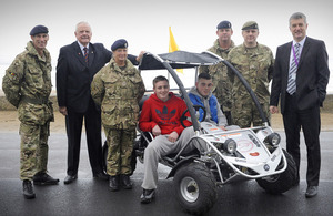 Soldiers from 102 Battalion Royal Electrical and Mechanical Engineers (Volunteers) are supporting the Tactical Engineering Development project in Redcar [Picture: Sergeant Dan Bardsley RLC, Crown Copyright/MOD 2013]