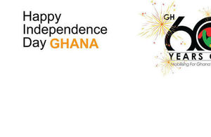 Ghana at 60 Post Card