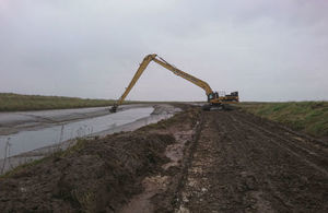 The Environment Agency has carried out de-silting work at Tetney Haven.