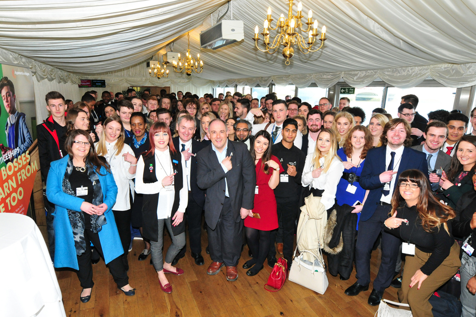 Apprentices take over the Commons event