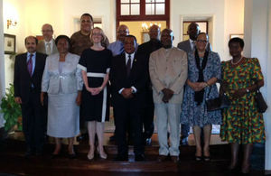 Tanzania Minister of Foreign Affairs with Heads of Commonwealth countries in Tanzania