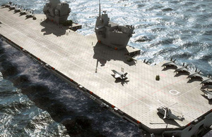 A computer-generated image of new Royal Navy aircraft carrier HMS Queen Elizabeth at sea [Picture: via MOD]