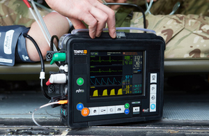 The Tempus Pro medical monitor.