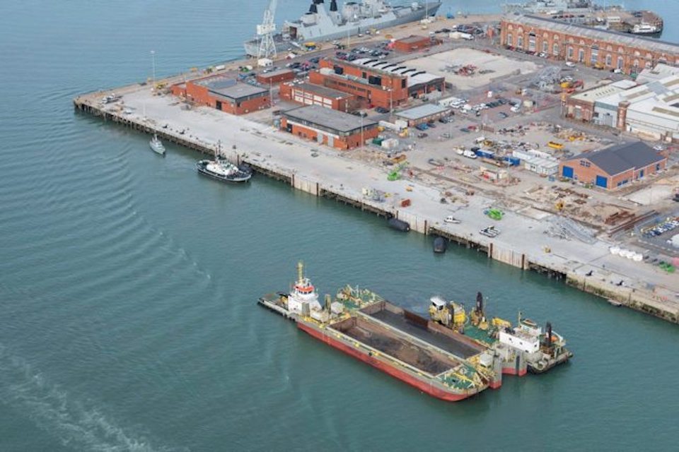 The Princess Royal Jetty from above