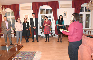 Ambassador Abbott-Watt meets Chevening alumni