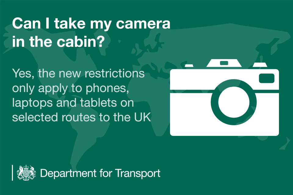 Can I take my camera in the cabin?