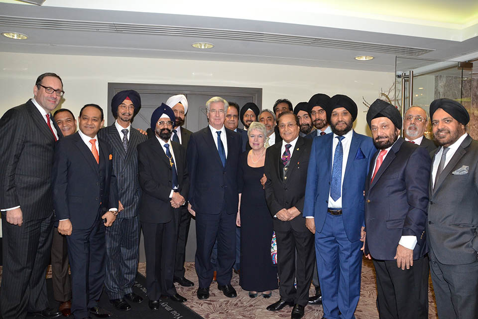 The Defence Secretary paid tribute to the rich history that Sikhs have with the Armed Forces