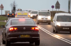 Traffic on the A303.