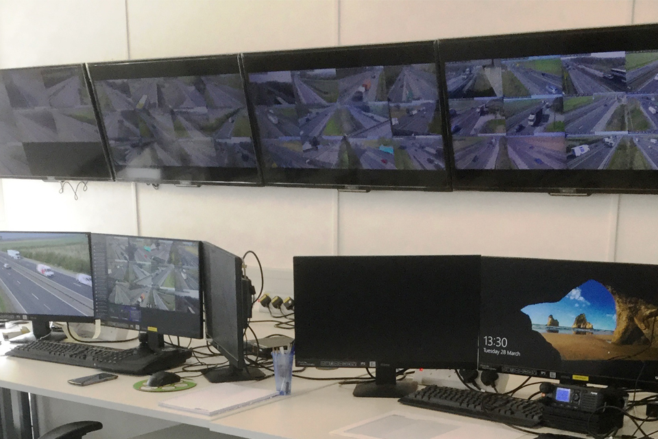 CCTV control room image