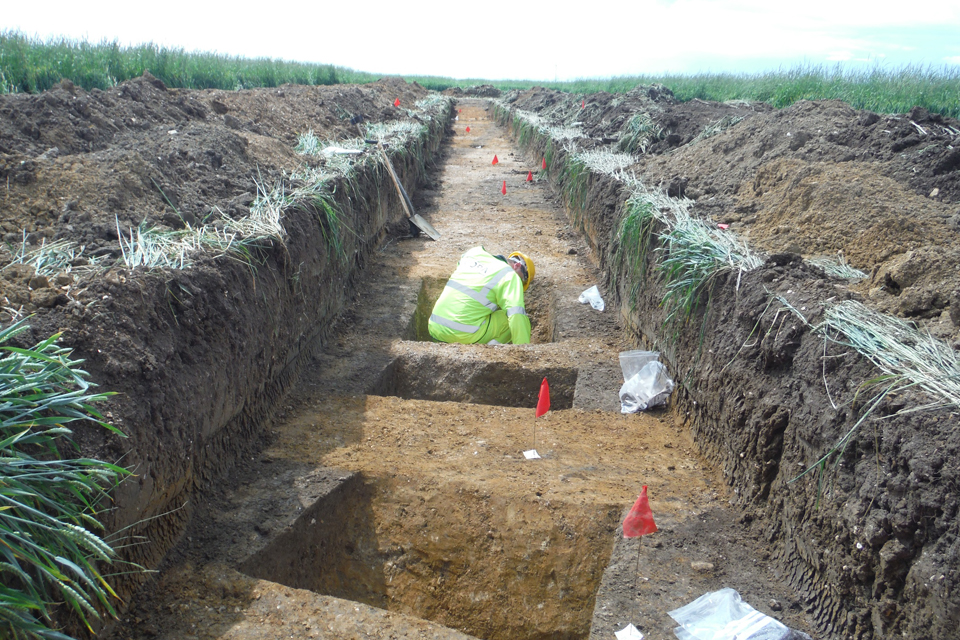 A14 trench image