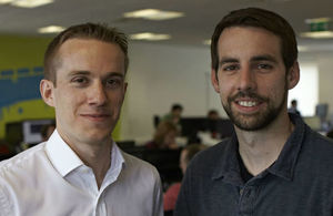 Swiftkey Co-founders Jon Reynolds and Ben Medlock