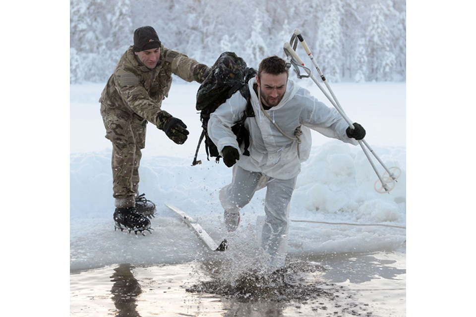 845 Naval Air Squadron personnel on exercise in Norway