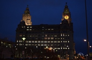 The event was held at Liverpool's Royal Liver Building