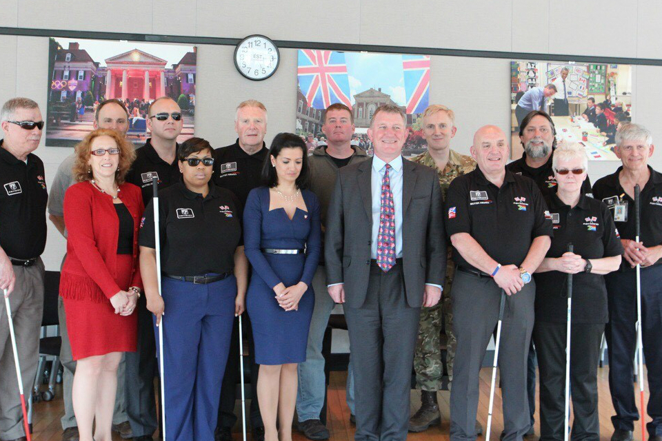 American and British Blinded Veterans To Unite in Commemoration of