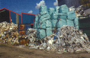 Badly stored waste led to rats and health risk