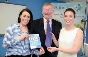 Minister Hopkins visits Autism NI