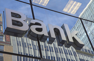 Bank sign