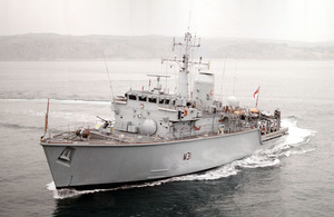 Royal Navy minehunter HMS Cattistock