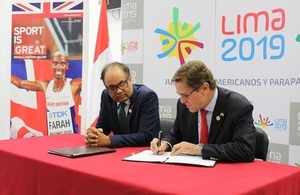 Peru to receive UK support to successfully carry out Lima 2019 Pan American Games