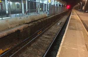Ascot station platform 1 (courtesy of Network Rail)