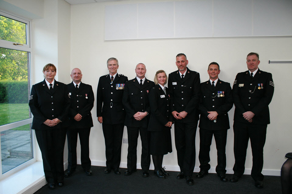 Laura Forster, Graham Shaw, Chief Constable, Ben Strain, Tina Ferris, Mike Livesey, Neil Henderson, Adam Anderson-Cole