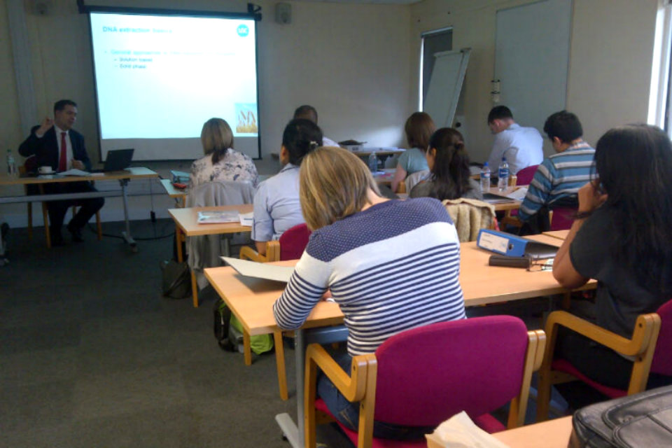 Delegates during class lesson