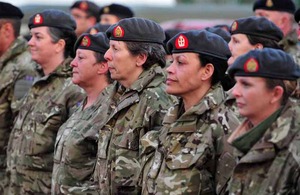 208 Field Hospital medics on parade at Chavasse House TA Centre in Liverpool [Picture: Mark Owens, Crown Copyright/MOD 2012]