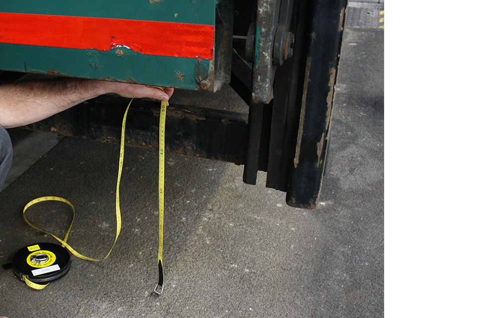 The RUPD mustn’t be more than 550mm from the ground.